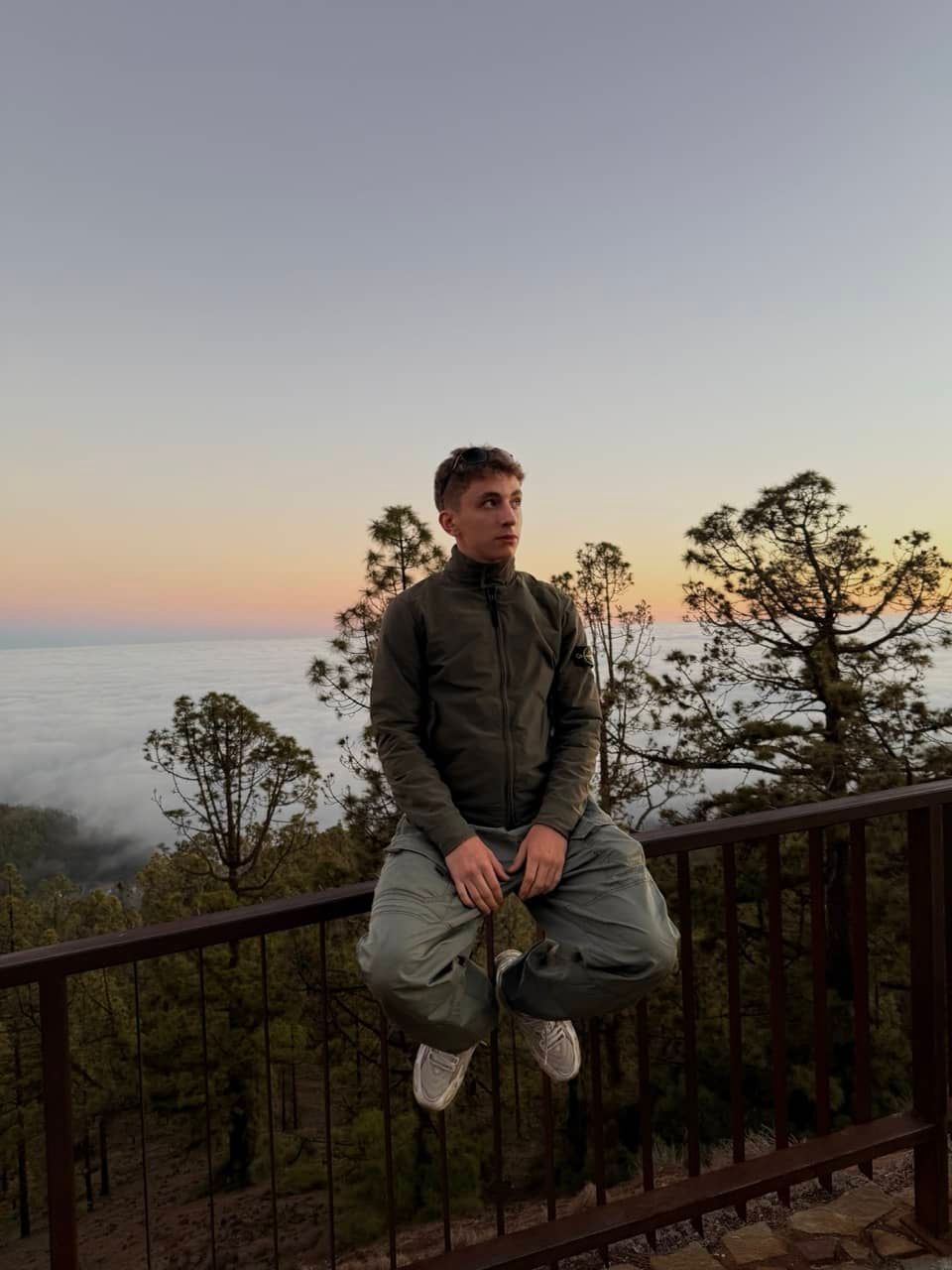 Daniel Goncharov at Mount Teide in Tenerife